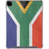 South Africa Flag Distressed iPad Pro 12.9in (2020) Clear Case